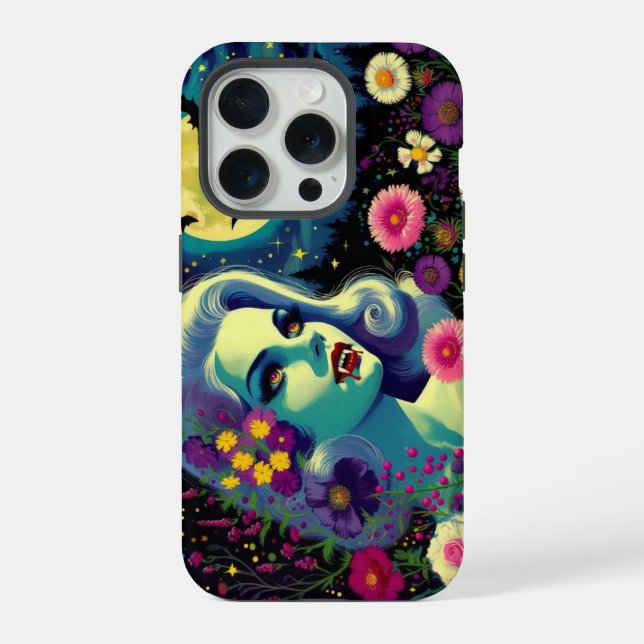 Blood and Blooms iPhone Case (Back)