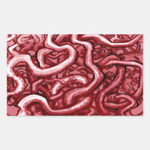 Blood and Guts Rectangular Sticker