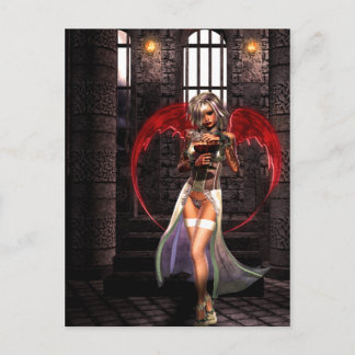 Blood Angel Gothic Girls™ Vampire Fantasy Signed M Postcard