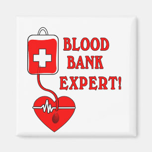 BLOOD BANK EXPERT MAGNET
