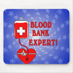 BLOOD BANK EXPERT MOUSE PAD