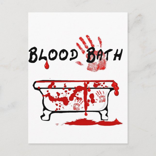 Blood Bath Postcard (Front)
