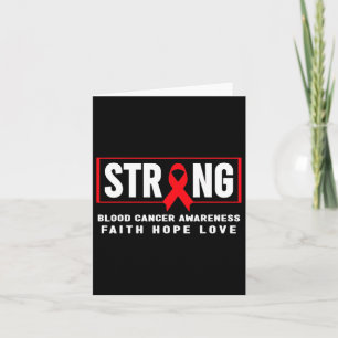 Blood Cancer Awareness - Blood Cancer Strong  Card