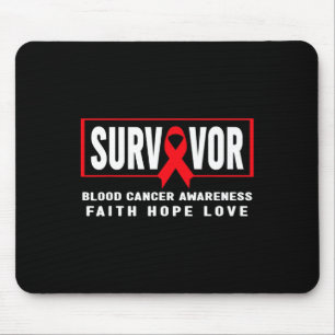 Blood Cancer Awareness - Blood Cancer Survivor Mouse Pad