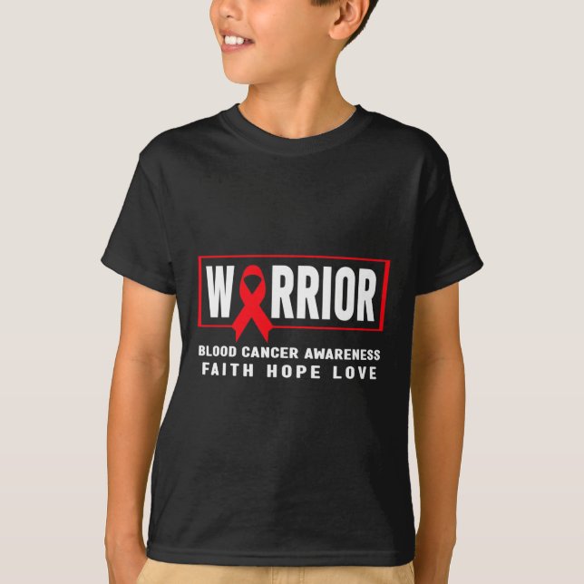 Blood Cancer Awareness  - Blood Cancer Warrior  T-Shirt (Front)