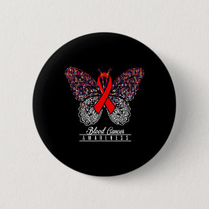 Blood Cancer Awareness  Butterfly Lovers Gifts 2 6 Cm Round Badge
