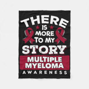 Blood Cancer Awareness - Gift For Multiple Myeloma Fleece Blanket