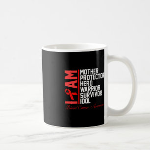 Blood Cancer Awareness I Am Mother Hero Warrior Coffee Mug