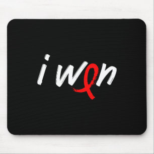 Blood Cancer Awareness - I Won Survivor Fighter  Mouse Pad