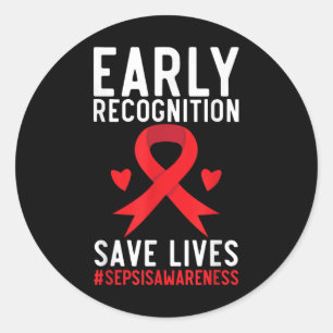 Blood Cancer Awareness Leukaemia Lymphoma Myeloma Classic Round Sticker