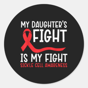 Blood Cancer Awareness Leukaemia Lymphoma Myeloma Classic Round Sticker