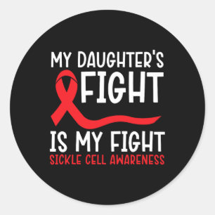 Blood Cancer Awareness Leukaemia Lymphoma Myeloma Classic Round Sticker