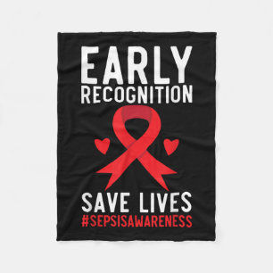 Blood Cancer Awareness Leukaemia Lymphoma Myeloma Fleece Blanket