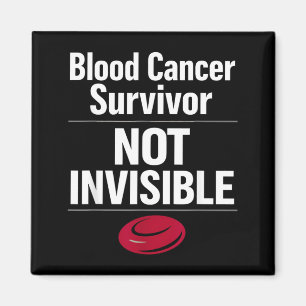 Blood Cancer Awareness Leukaemia Lymphoma Survivor Magnet