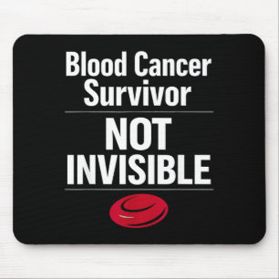 Blood cancer awareness leukaemia lymphoma survivor mouse pad