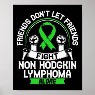 Blood Cancer Awareness Lime Green Ribbon Poster