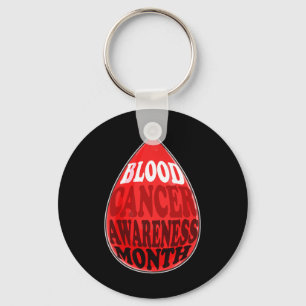 Blood Cancer Awareness Month Patient Family Suppor Key Ring