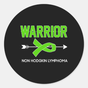 Blood Cancer Awareness Outfit Non Hodgkin Lymphoma Classic Round Sticker