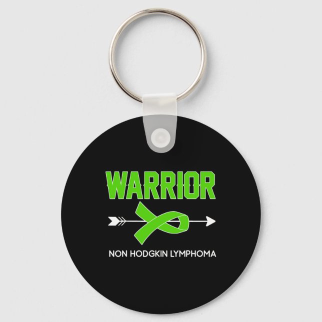 Blood Cancer Awareness Outfit Non Hodgkin Lymphoma Key Ring (Front)