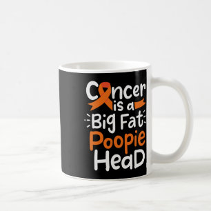 Blood Cancer Awareness Ribbon Leukaemia Poopie Hea Coffee Mug