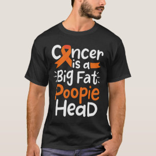 Blood Cancer Awareness Ribbon Leukaemia Poopie Hea T-Shirt
