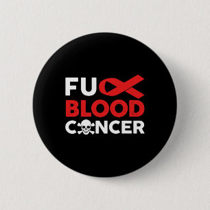 Blood Cancer Awareness Support Survivor Gift  6 Cm Round Badge