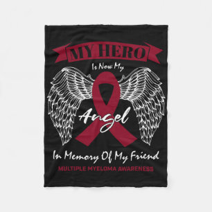 Blood Cancer In Memory Of Friend Multiple Myeloma Fleece Blanket
