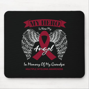 Blood Cancer In Memory Of Grandpa Multiple Myeloma Mouse Pad