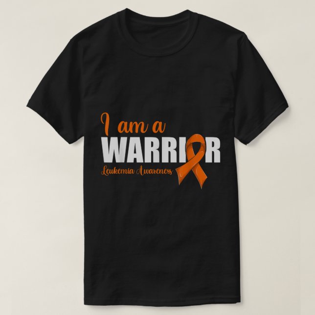 Blood Cancer Ribbon Shirt, Leukaemia Awareness I A T-Shirt (Design Front)