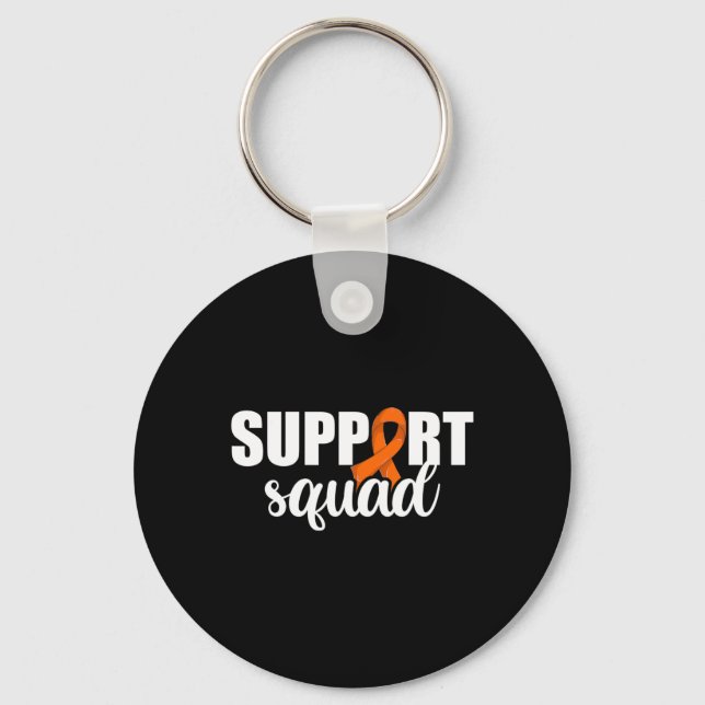 Blood Cancer Support Squad 1  Key Ring (Front)