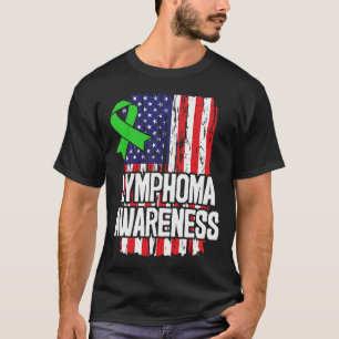 Blood Cancer Survivor Lime Green Awareness Ribbon T-Shirt