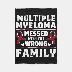 Blood Cancer Survivor Plasma Cell Myeloma Awarenes Fleece Blanket