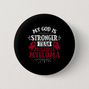 Blood Cancer Tee - Multiple Myeloma Awareness 6 Cm Round Badge