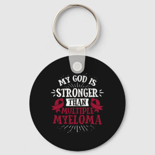 Blood Cancer Tee - Multiple Myeloma Awareness  Key Ring