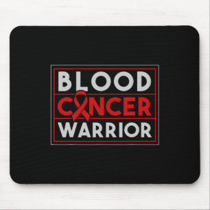 Blood Cancer Warrior Fighter 2 Mouse Pad