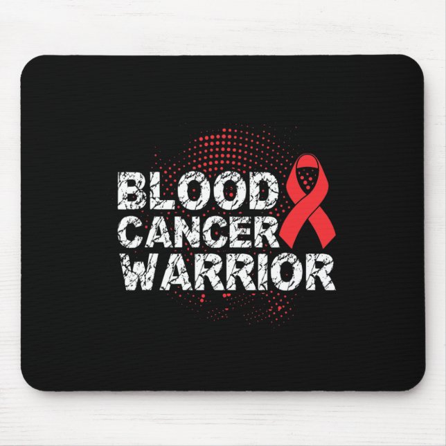 Blood Cancer Warrior  Mouse Pad (Front)