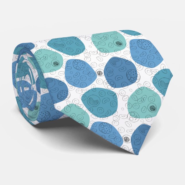 Blood Cells - Blues Tie (Rolled)