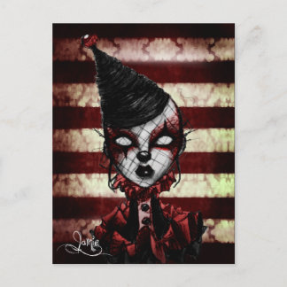 Blood Clown Postcard