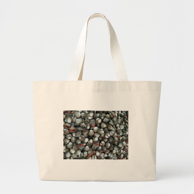 Blood Cockle Shells Large Tote Bag (Front)