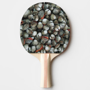 Blood Cockle Shells Ping Pong Paddle