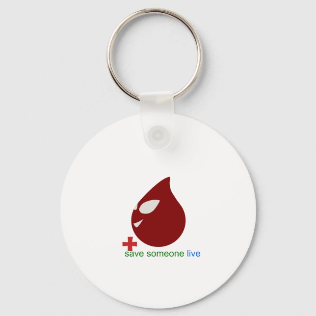 blood donation key ring (Front)