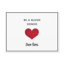 Blood Donor Encouragement - Postcard