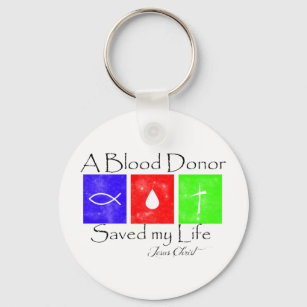 Blood Donor Key Ring