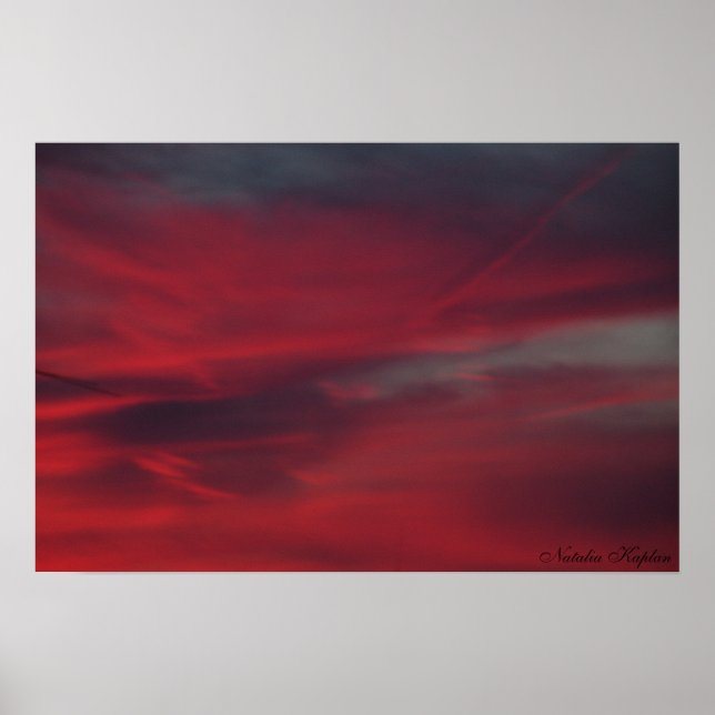 Blood Drenched Skies Poster (Front)