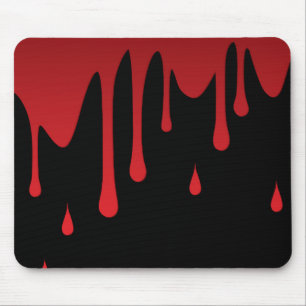 Blood dripping mouse pad