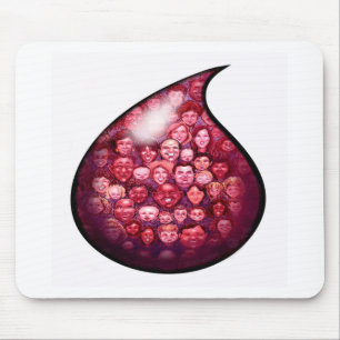 Blood Drop Mouse Pad