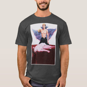 Blood For Dracula Rare Poster T-Shirt