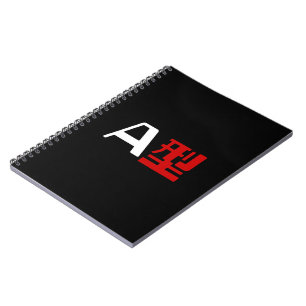 Blood Group A Japanese Kanji Notebook