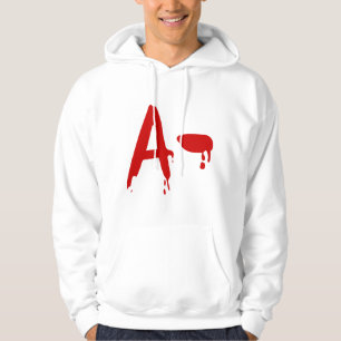 Blood Group A- Negative #Horror Hospital Hoodie