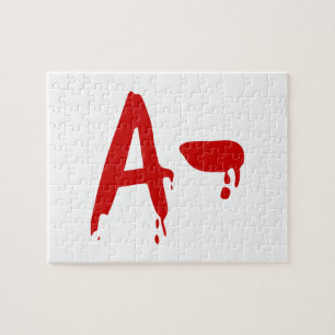 Blood Group A- Negative #Horror Hospital Jigsaw Puzzle